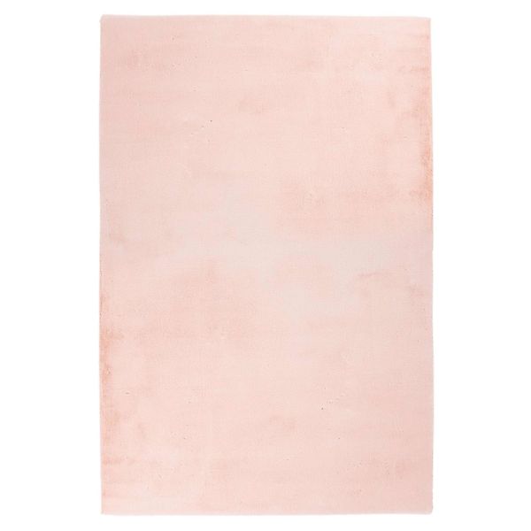 MeGusta Kurzflor Teppich Uni Modern Puderrosa 60x110 cm Clara günstig online kaufen