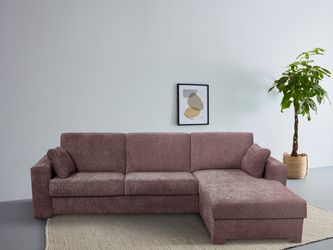 Home affaire Ecksofa "Roma "L" Dauerschlaffunktion, mit Unterfederung" Matr günstig online kaufen