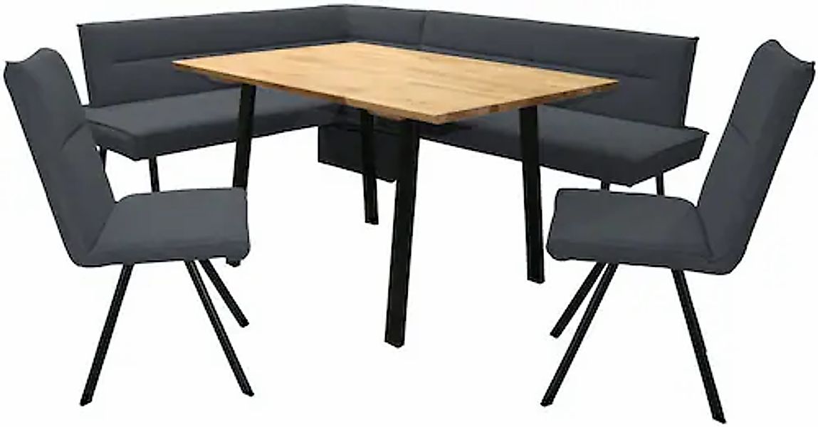 Home affaire Eckbankgruppe »Sava« Set, 4 Stk. tlg. Eckbank mit Wellenfederu günstig online kaufen