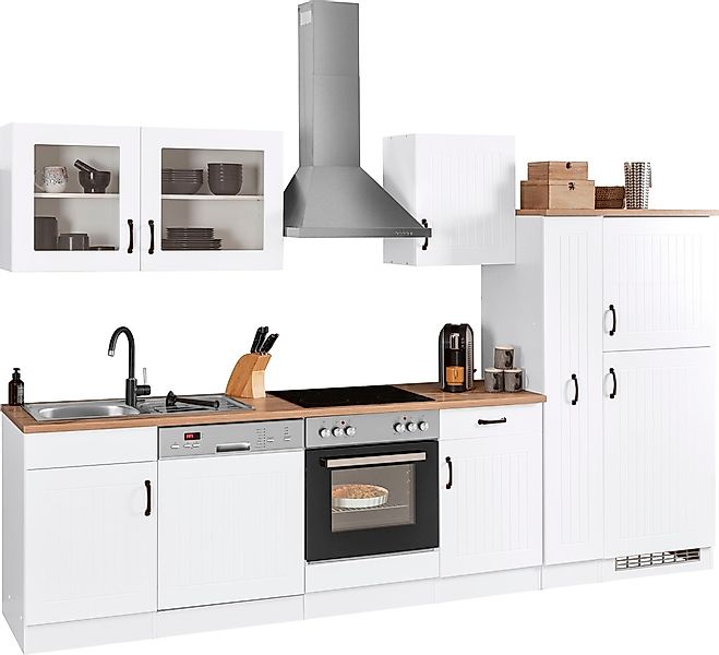 KOCHSTATION Küchenzeile »KS-Athen«, ohne E-Geräte, Breite 310 cm günstig online kaufen