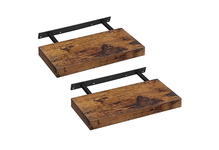 VASAGLE Wandregal, 2-tlg., Wandboard, Bereite 40 - 80 cm günstig online kaufen