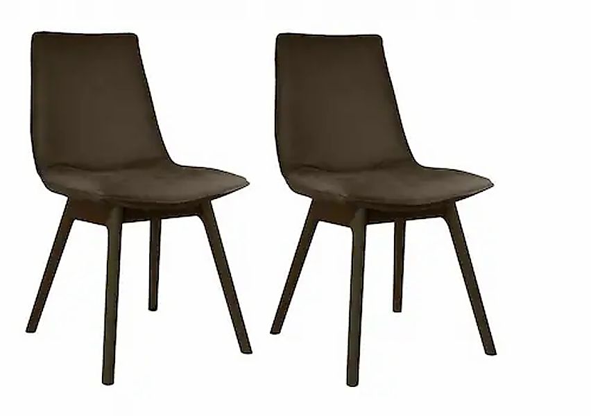 andas Esszimmerstuhl »Ramon«, (Set), 2 St., Microfaser, mit Massivholzbeine günstig online kaufen