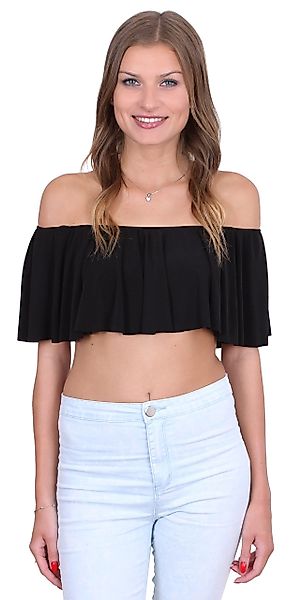 Sarcia.eu Blusentop Schwarzes kurzes Top mit günstig online kaufen