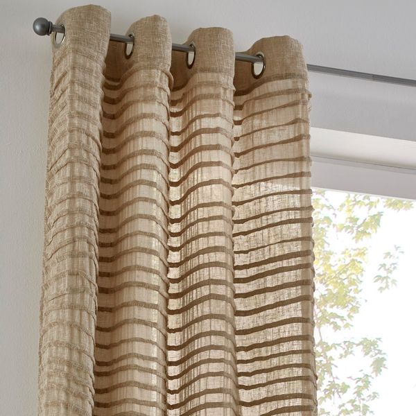 Kutti Vorhang "Crinkle allover" Ösen 1 Stk. tlg. weicher Musseiin, lichtdur günstig online kaufen