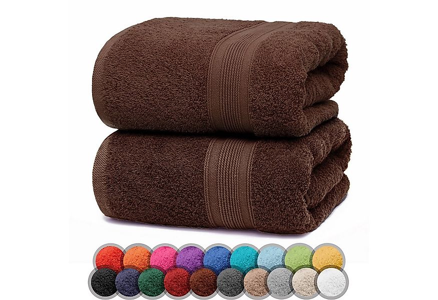 NatureMark Duschtücher Duschtuch 500gsm (2er-Set), 100% Baumwolle (2-St), P günstig online kaufen