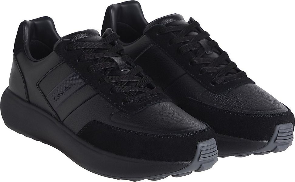 Calvin Klein CITY RUNNER LACEUP TAPE LTH Plateausneaker Schnürschuh, Freize günstig online kaufen