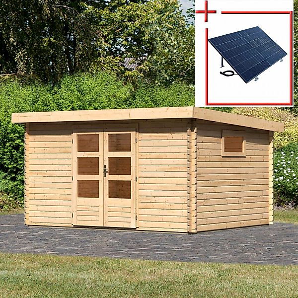 Karibu "Trittau 5" 40 mm Wandstärke, mit Fenster günstig online kaufen