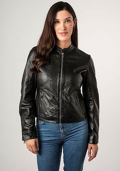 Mauritius Lederjacke MWCelly mit Stehkragen, Reißverschlusstaschen günstig online kaufen