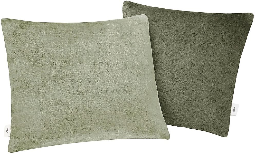 s.Oliver Dekokissen "double soft Kissen s.Oliver" Kissenhüllen ohne Füllung günstig online kaufen