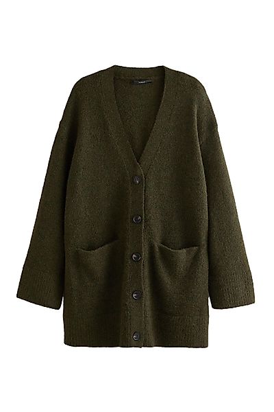 Next Strickjacke Relaxed-Fit Übergroße lange Strickjacke, günstig online kaufen