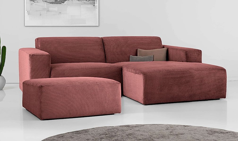 INOSIGN Ecksofa Koa,228cm, L-Form, Modulsofa, Webstoff, günstig online kaufen