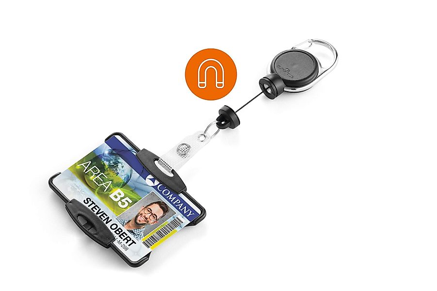 DURABLE Etui Durable Betriebsausweishalter 54x87 sw günstig online kaufen