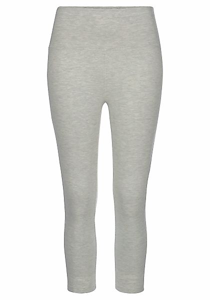 LASCANA Caprileggings mit breitem weichem Bündchen, Loungewear günstig online kaufen
