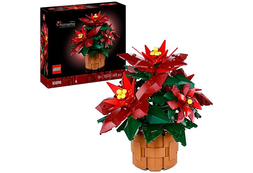 LEGO® LEGO Icons Weihnachtsstern, Konstruktionsspielzeug Spielbausteine günstig online kaufen