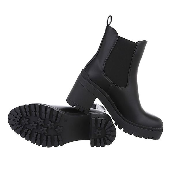 Ital-Design Damen Chelsea Freizeit Plateaustiefelette (84338080) günstig online kaufen