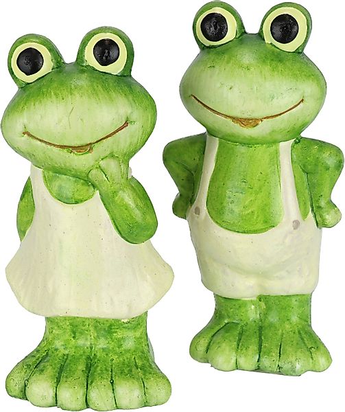 I.GE.A. Dekofigur "Figur Frosch", Dekofigur Gartendeko Tierfigur Garten Dek günstig online kaufen