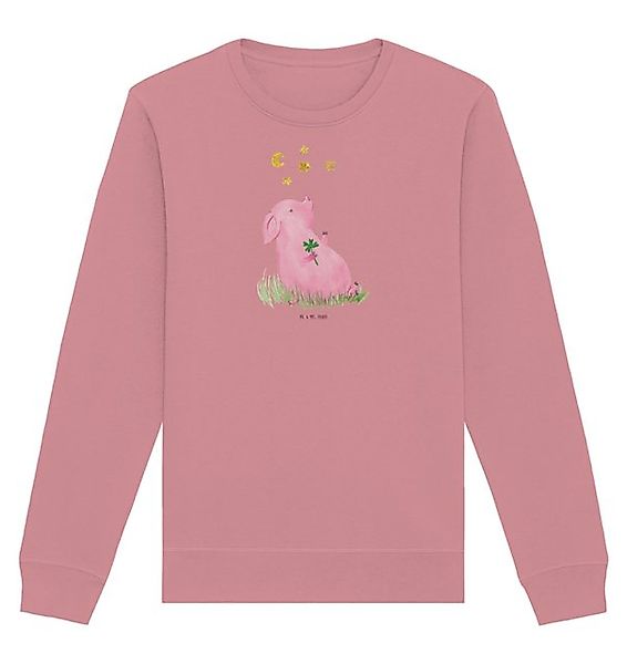 Mr. & Mrs. Panda Longpullover Schwein Glück Größe L - Canyon Pink - Geschen günstig online kaufen