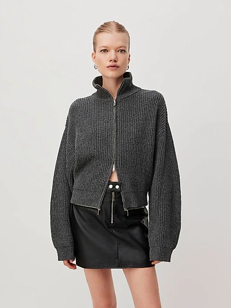 LeGer Strickjacke "Cindy, LeGer by Lena Gercke", Regular fit mit Rundhalsau günstig online kaufen