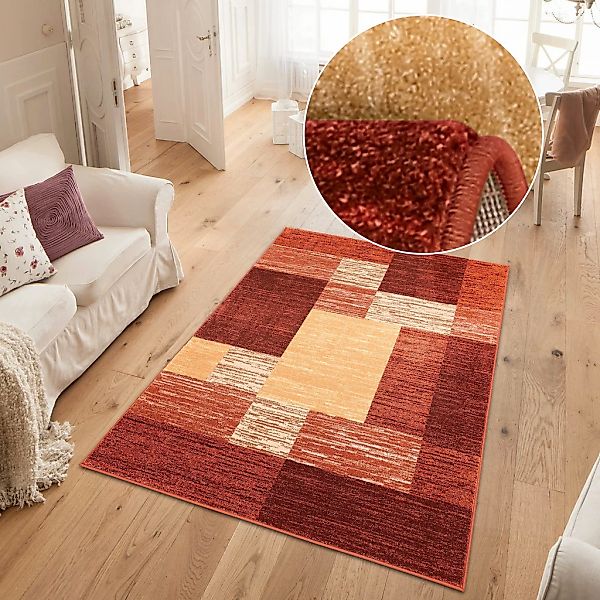 OTTO home Teppich "Melvin" rechteckig 8 mm Höhe schön weich, Kurzflor Teppi günstig online kaufen