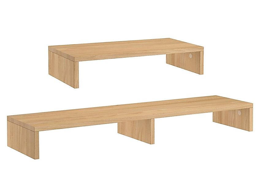 ERST-HOLZ Wandregal Tischaufsatz TV-Erhöhung Monitorständer Buche massiv günstig online kaufen