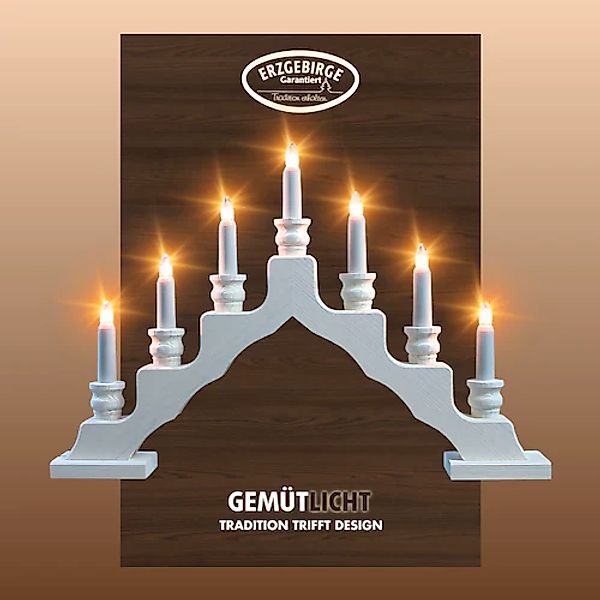 Weigla LED Lichterbogen »Schwede, Made in Germany« 1 Stk. 7-flammig günstig online kaufen