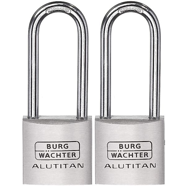 Burg Wächter Zylinder-Vorhangschloss Alutitan Set DUO 770 20 26 SB günstig online kaufen