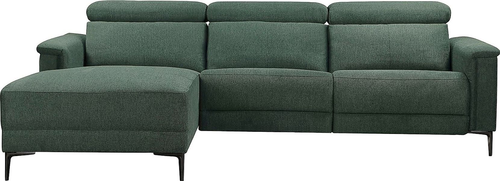 OTTO home Ecksofa LUND, L-Form, 261cm, man. o. elektr. Relaxfunktion (mit U günstig online kaufen