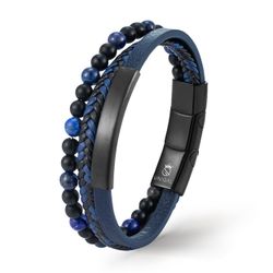 UNIQAL.de Lederarmband Lederarmband Herren "FANCY" Perlenarmband günstig online kaufen