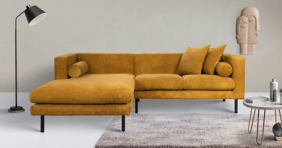 Home affaire Ecksofa »Lillibeth L-Form Designsofa, Maße B/T/H: 240/173/83 c günstig online kaufen
