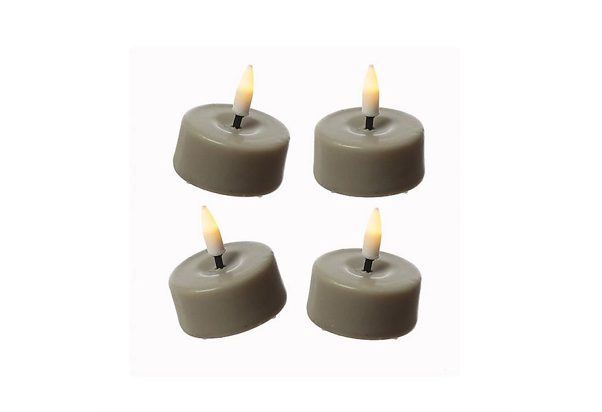 Deluxe Homeart LED-Kerze LED Mini Teelichter Mia flackernd mit Batterien D: günstig online kaufen
