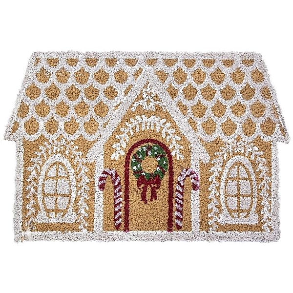 Koopmann Weihnachtsfigur Türmatte - Weihnachtshaus - günstig online kaufen