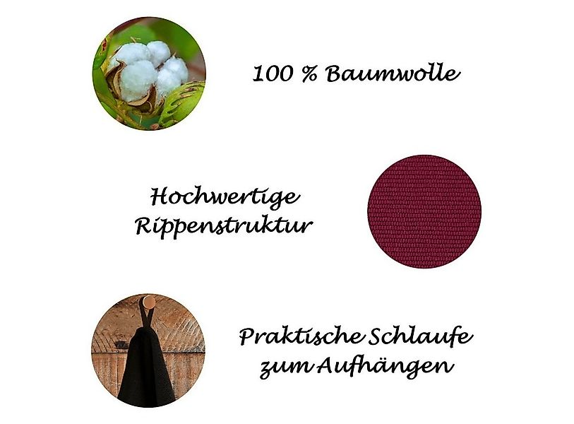 Engelland Geschirrtuch Küchentuch, (Vorteils-Set, 3-tlg., Rippenstruktur), günstig online kaufen