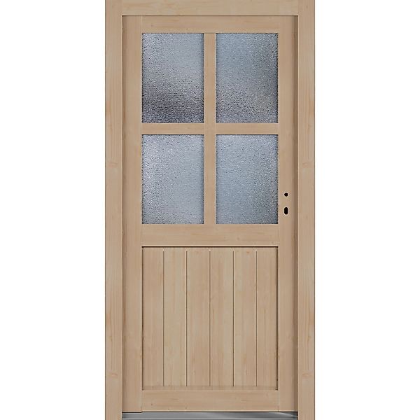 Roro Nebeneingangstür OHE 1007 Fichte 5FA 98 cm x 198 cm DIN R günstig online kaufen