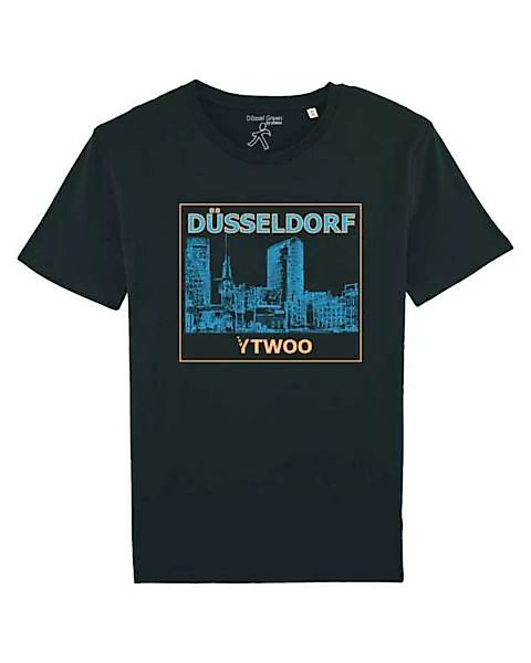 Düsseldorf, Herren Bio T-shirt. Düsseldorfer Medienhafen günstig online kaufen