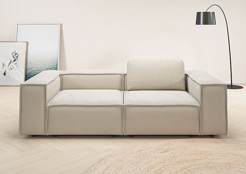 Home affaire 2-Sitzer "Watertown, modernes Sofa 246 cm breit, auch in Feinc günstig online kaufen