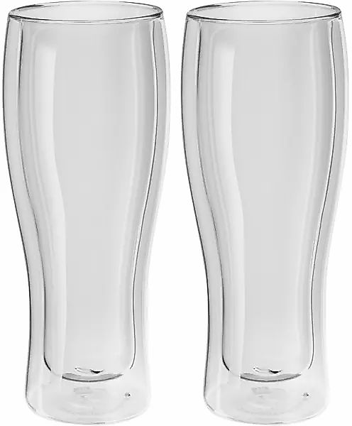 Zwilling Bierglas »Sorrento Bar«, (Set, 2 tlg.), Doppelwandig, Borosilikatg günstig online kaufen