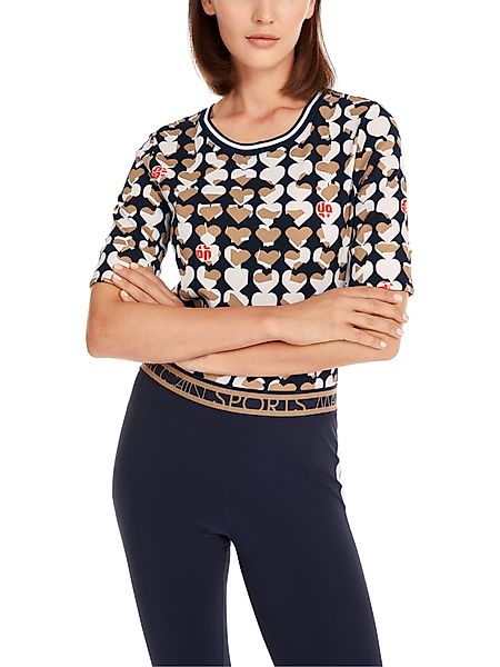 Marc Cain Rundhalsshirt "Heartbreaker" Premium Damenmode günstig online kaufen
