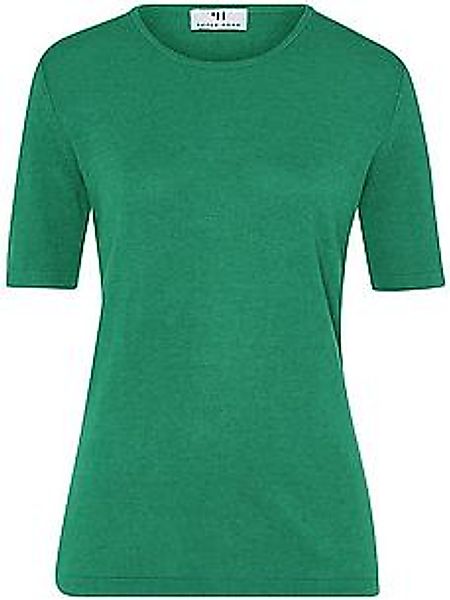 Rundhals-Pullover aus Seide Kaschmir Peter Hahn grün günstig online kaufen