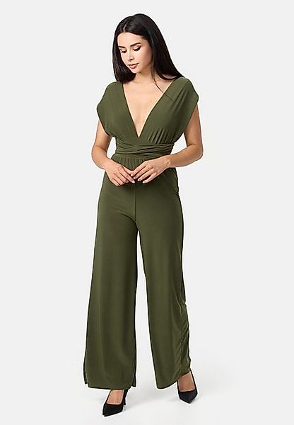 Worldclassca Jumpsuit Worldclassca Jumpsuit Backless Overall mit Gürtel Ärm günstig online kaufen