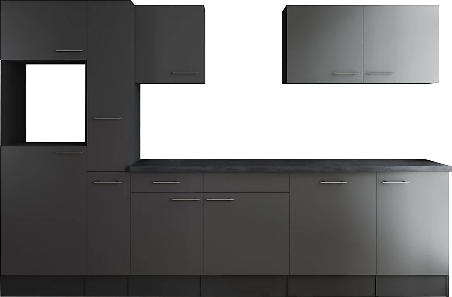 RESPEKTA Küchenzeile "Oliver" Breite 310 cm, 90 cm Arbeitshöhe, in exklusiv günstig online kaufen