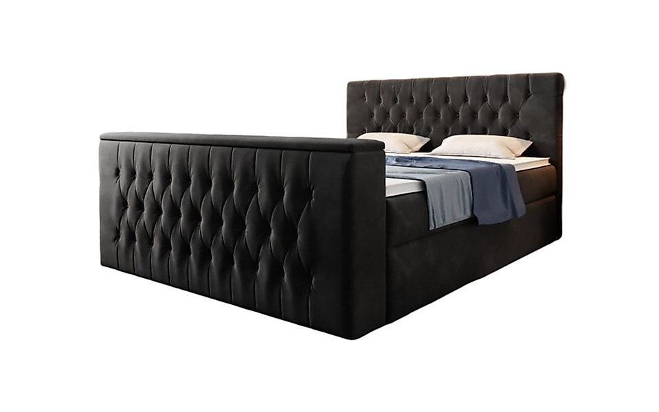 Luxusbetten24 Boxspringbett Velano, mit TV Lift und Stauraum günstig online kaufen