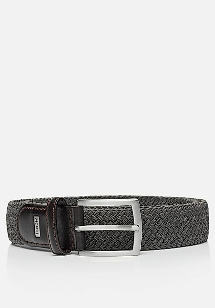 MONTI Ledergürtel "HAMBURG", 3,5 cm breit, Elastischer Flechtgürtel, Casual günstig online kaufen