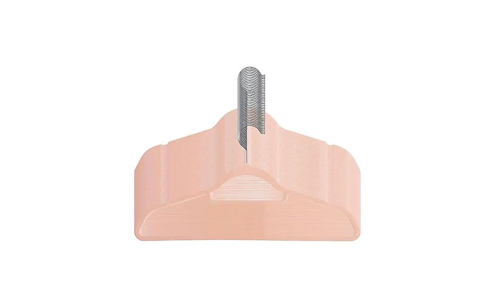 Kleiderbügel 50er-Set   ¦ rosa/pink ¦ Metall,Kunststoff,Stoff ¦ Maße (cm): günstig online kaufen