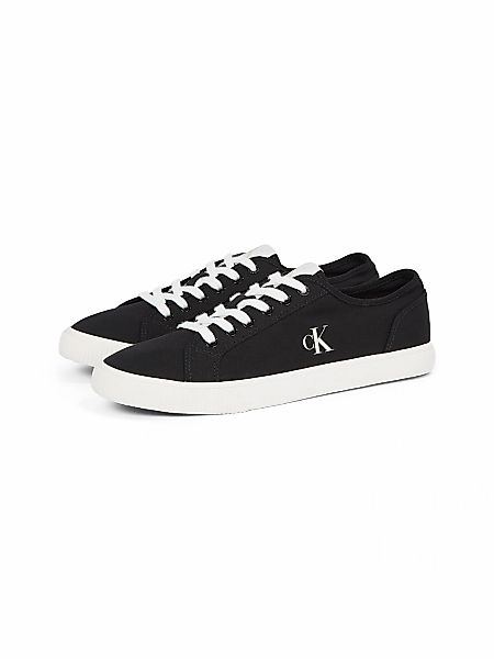 Calvin Klein Jeans Sneaker "ESS VULC LOW MG CANVAS" Schnürschuh, Halbschuh, günstig online kaufen