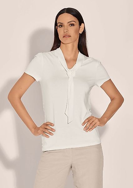 MADELEINE Kurzarmshirt Edel-Shirt mit Schluppe günstig online kaufen