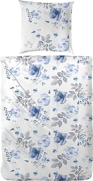 Primera Bettwäsche "Biber Bettwäsche "Flowerful"" 2 Stk. tlg. Mit romantisc günstig online kaufen