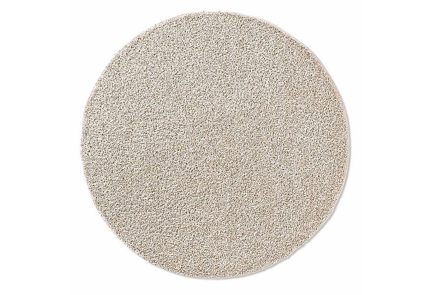 TaCa Home Langflor-Teppich Shaggy Teppich Langflor, rund, Höhe: 35 mm, Wohn günstig online kaufen