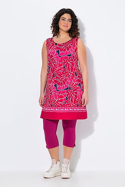 Ulla Popken Jerseykleid Jerseykleid bedruckt A-Linie günstig online kaufen