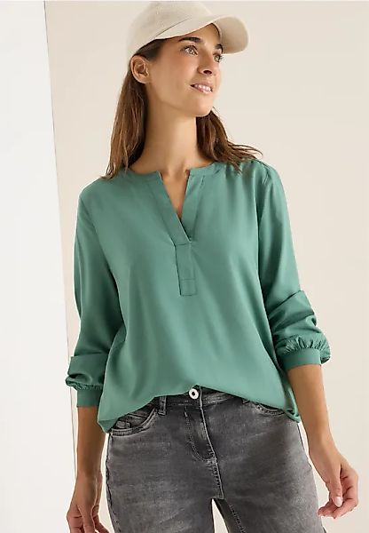 Split Neck Bluse günstig online kaufen