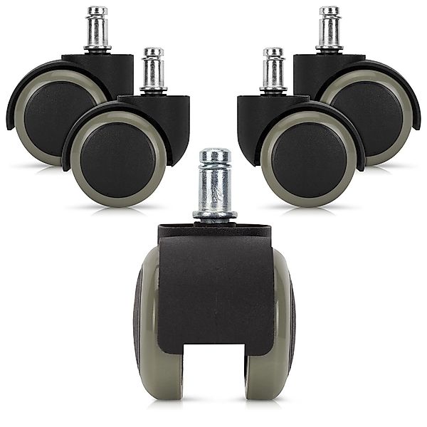 kwmobile Stuhlrolle 5x Hartbodenroller 10/50mm - günstig online kaufen